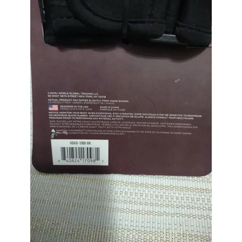+ re Spin by Halle Berry Fitness Collection: Exercise Armband Black extra pouch